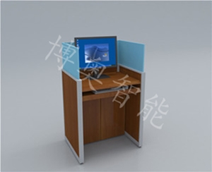 Single screen lift examination table