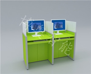 E-shaped double screen lift examination table