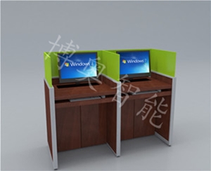 E-shaped double screen lift examination table with lifter