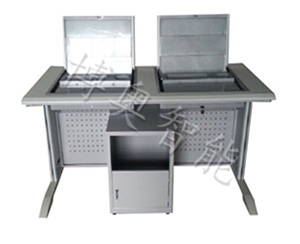 Steel-wood double seat (host seat with half unlock)